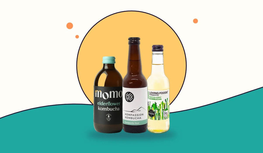Botanical and floral kombucha from MOMO, Kompassion and Loving Foods