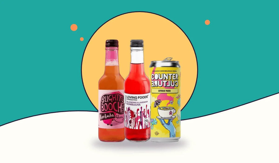 Fruity kombucha from Blighty Booch, Loving Foods and Counter Culture