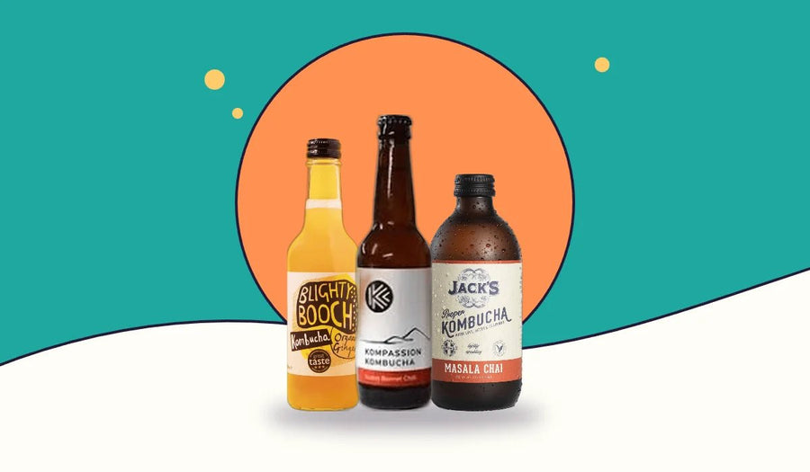 Ginger and spice kombucha from Blighty Booch, Kompassion and Jack's