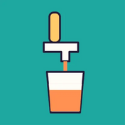 A kombucha tap pouring a glass at the Otley taproom