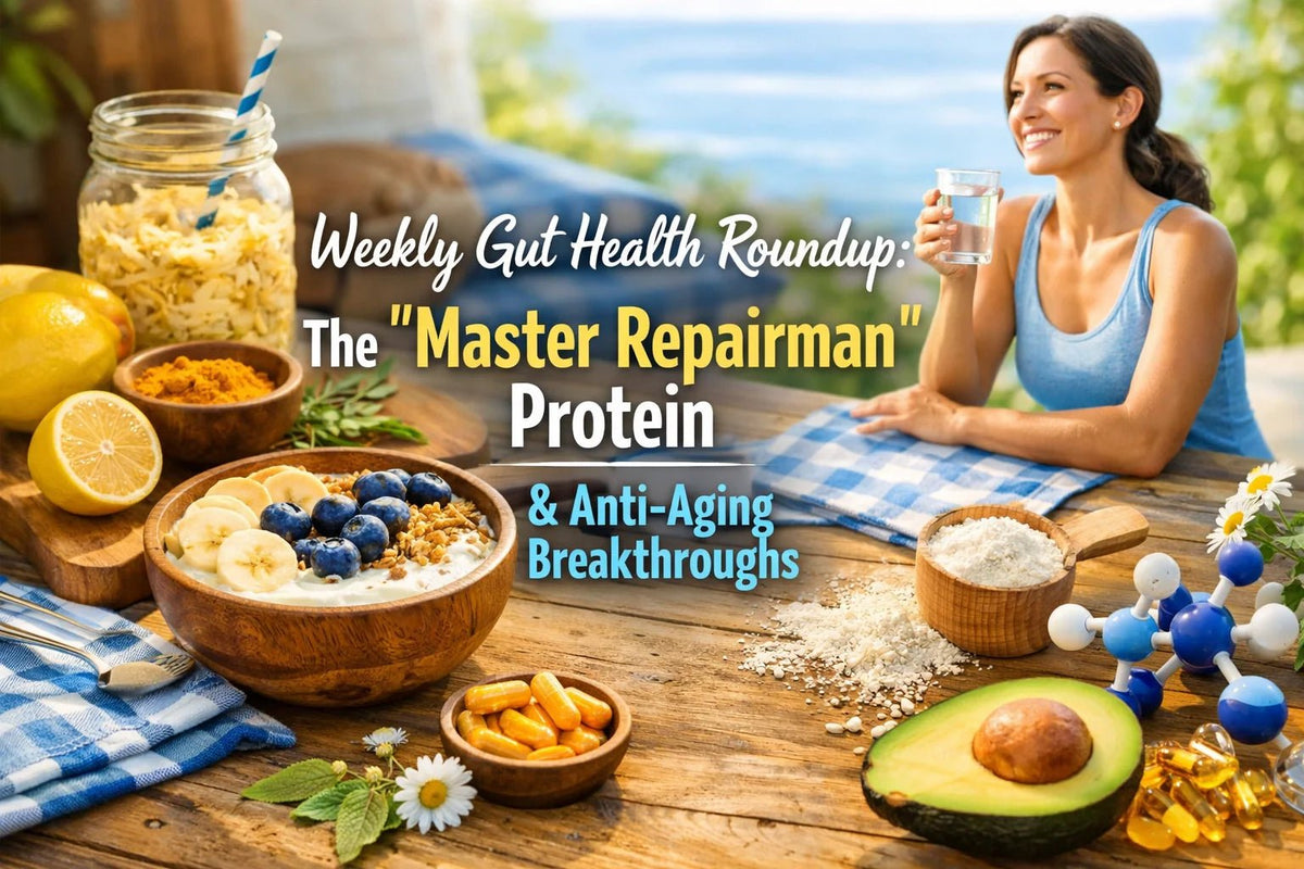 Weekly Gut Health Roundup: Reelin Protein & Anti-Aging News - Functional Drinks Club