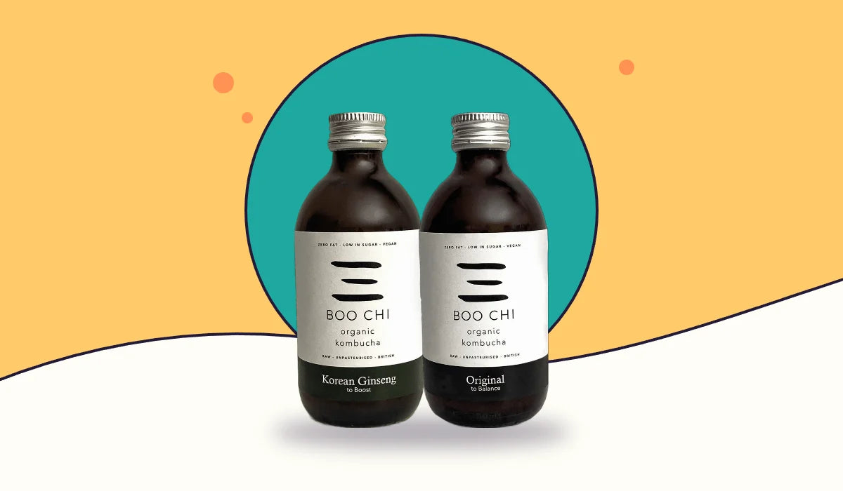 Boo Chi kombucha: Korean Ginseng and Original