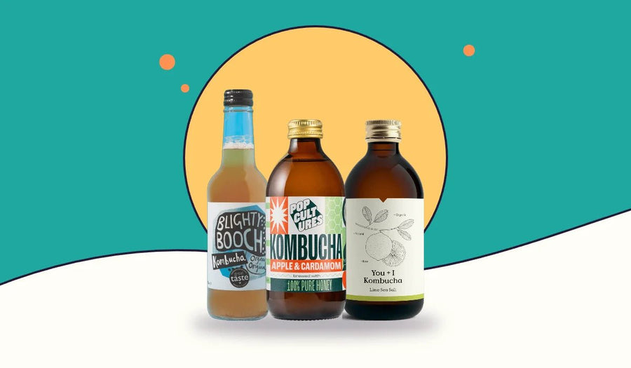 Bestselling raw kombucha from Blighty Booch, Pop Cultures and You + I