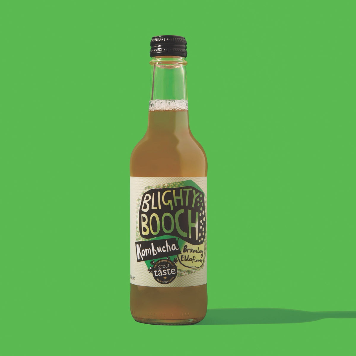 Blighty Booch Bramley Elderflower Kombucha - 12 or 24 Pack - Functional Drinks Club
