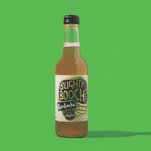 Blighty Booch Bramley Elderflower Kombucha - 12 or 24 Pack - Functional Drinks Club