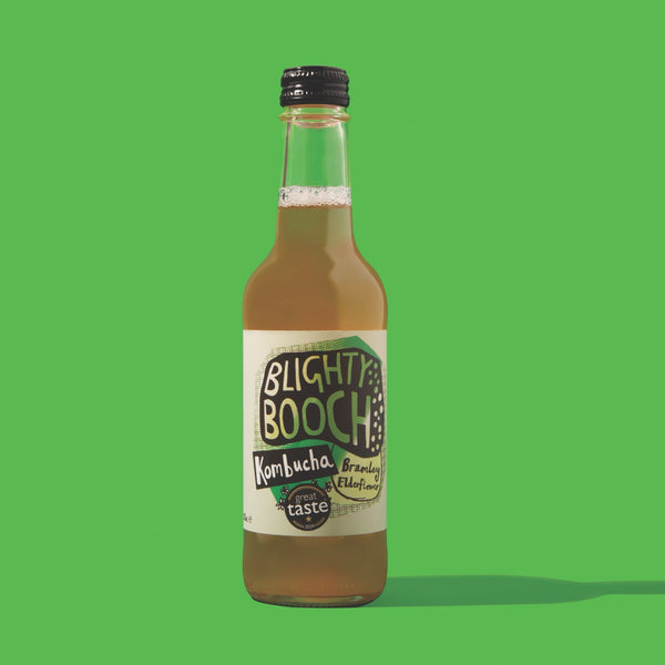 Blighty Booch Bramley Elderflower Kombucha - 12 or 24 Pack - Functional Drinks Club