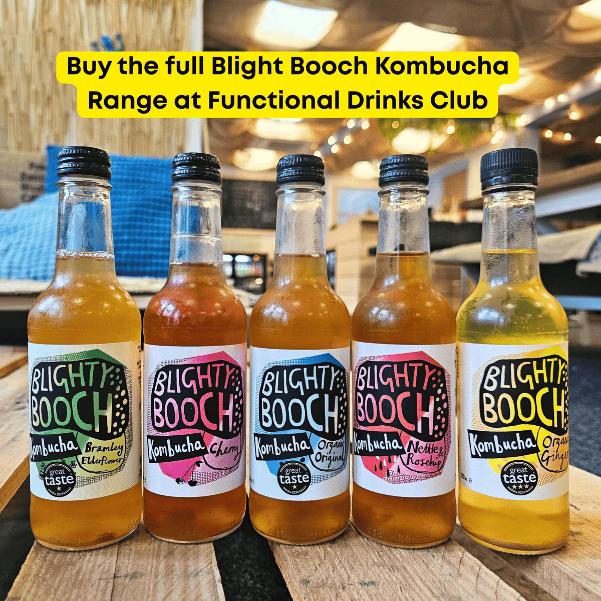 Blighty Booch Kombucha Original - Functional Drinks Club