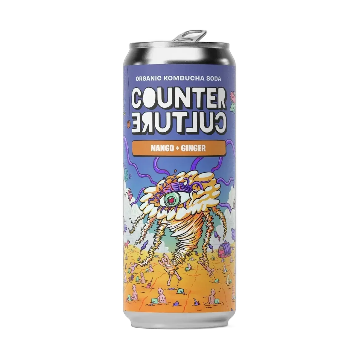 Counter Culture Mango, Ginger & Lime kombucha soda can