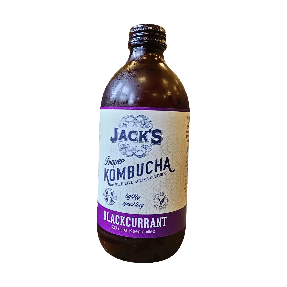 Jack's Blackcurrant kombucha